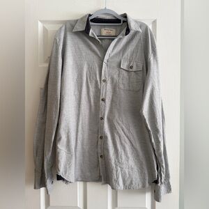 Marine Layer Men's Gray Long Sleeve Shirt